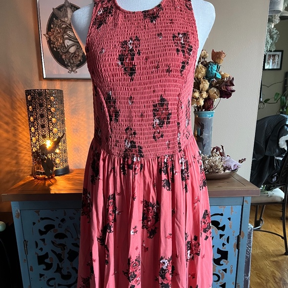 NWOT Torrid floral dress in autumn color palette - Picture 1 of 6